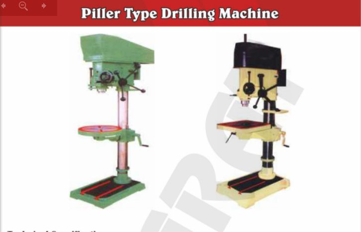 Pillar Type Drilling Machine