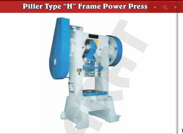 H Frame Power Press