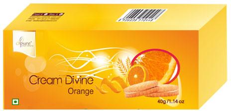 Cream Divine Orange Biscuits