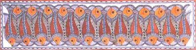 Group of Fishes Painting