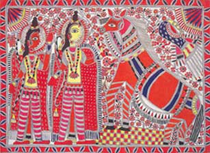 Lord Rama and Laxman Painting