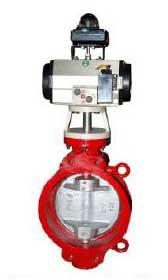 Pneumatically Operated Butterfly Valve