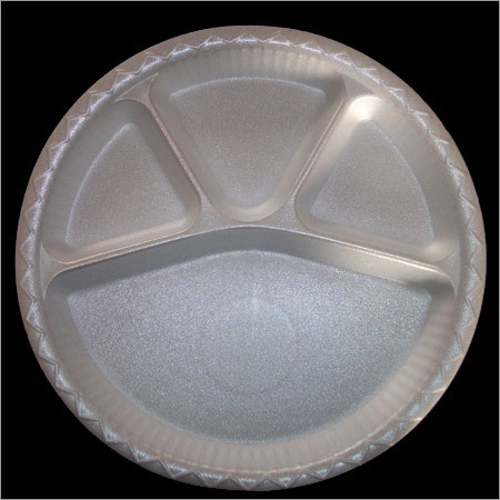 4 Compartment Round Plate