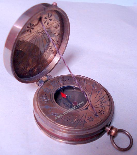 Brass Rose London Compass