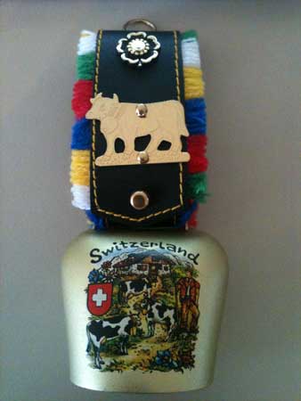 Swiss Cow Bell Keychain