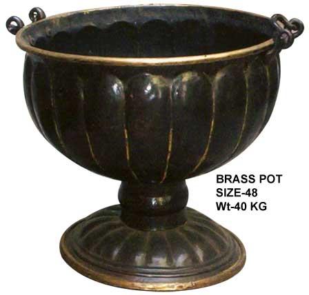Brass Flowerpot - 07
