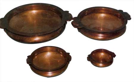 Copper Serving Bowl Set - 01