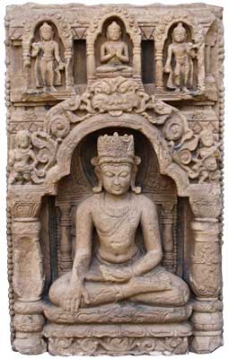 Seated Buddha With Crown