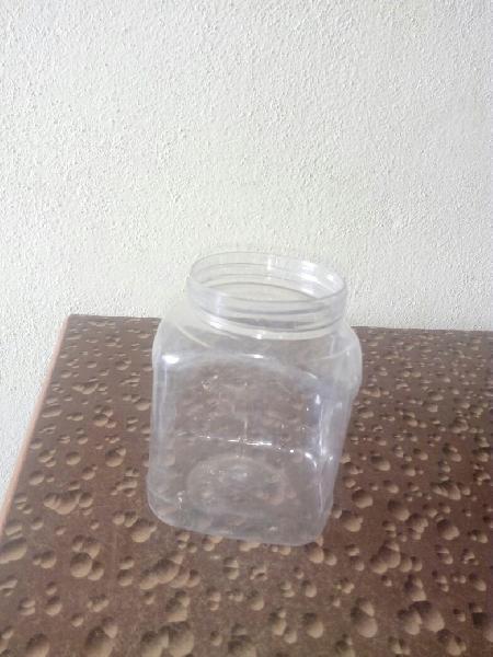 BLUPET PET 1KG Square Jar, for Packaging, Plastic Type : PET