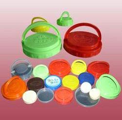 Round Plastic Caps With Handle, for Packing Bottles, Size : Multisize