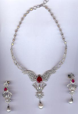 Diamond Necklace Set (008)