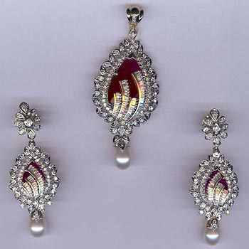 Diamond Pendant Set (0019)