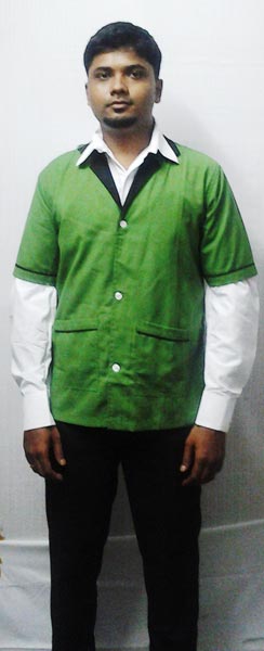 Lab Coats Green with Black