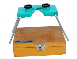 Polished Metal Pocket Mirror Stereoscope, for Industrial