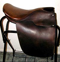 English Leather Horse Saddle