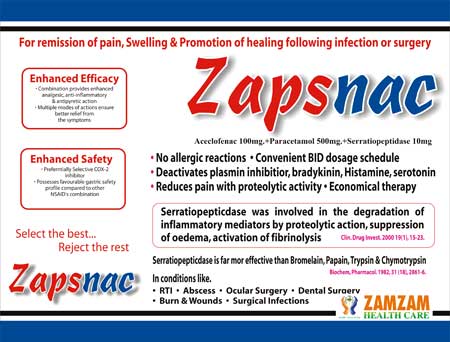 Zapsnac Anti Inflammatory Tablets