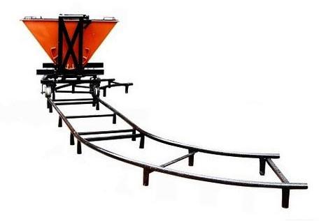 Polished Metal Slab Trolley, Capacity : 0.3 Cu. Mt.