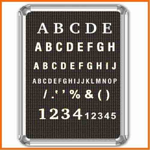 Rectangular Fixograph Letter Pressing Board, Color : Black, Blue, Orange