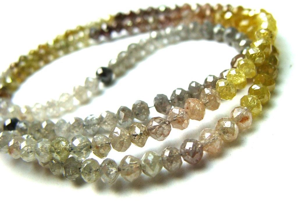 Colored Diamond Beads