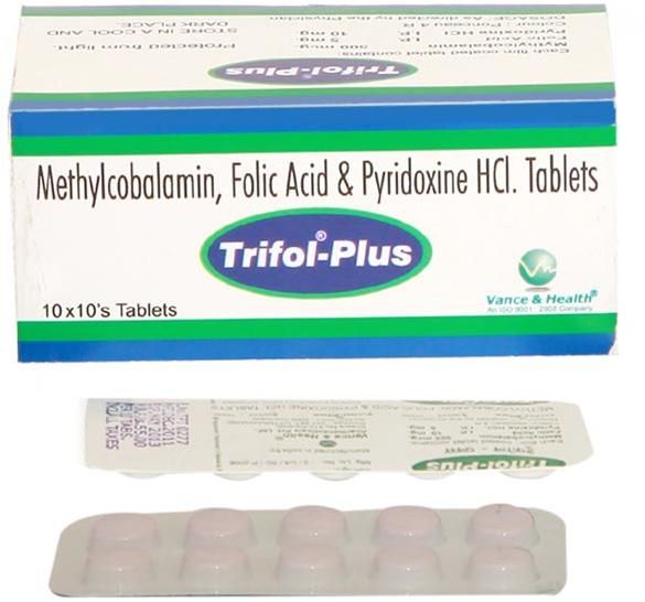 Methyl Cobalamine, Pyridoxine and Folic Acid Tablets