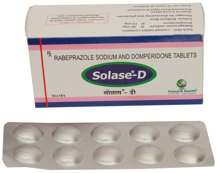 Rabeprazole Sodium and Domperidone Maleate