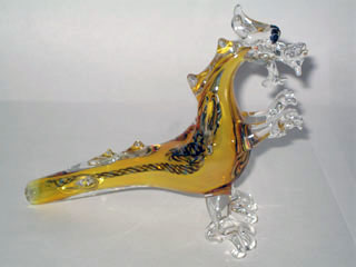 Glass Animal Smoking Pipe