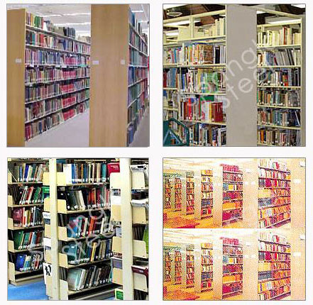 Steel Library Racks