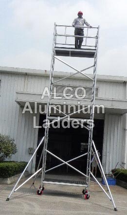 Aluminium Single Width Mobile Tower