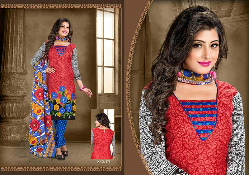 cotton printed churidar