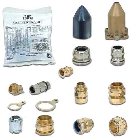 Aluminium Brass Cable Gland Kits