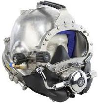 steel divers diving helmet