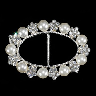 Pearl Oval Buckle