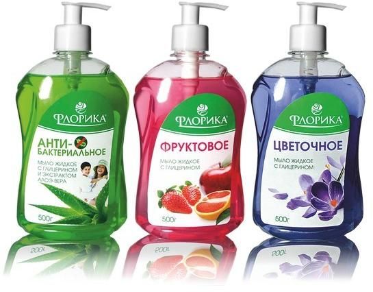Liquid Soap With Glycerin TM FLORIKA With Dispenser 500g