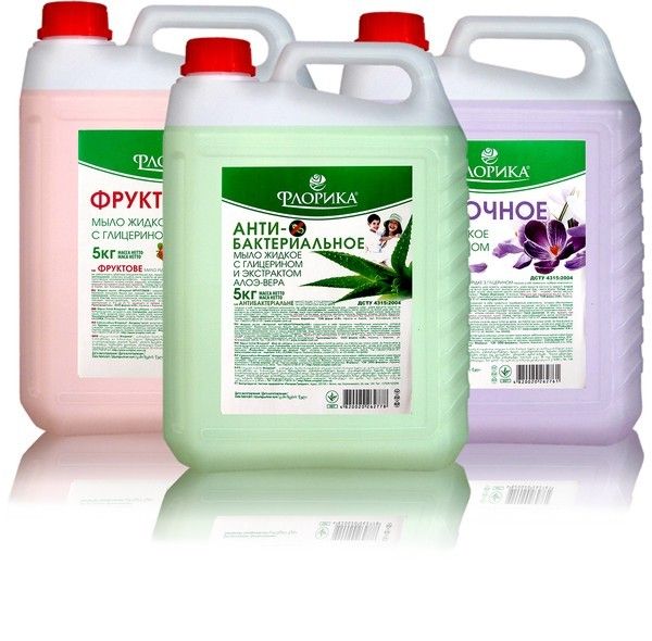 Liquid Soap With Glycerin TM FLORIKA In 5 Kg Cans