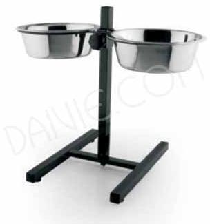 Adjustable Double Diner with Bowls - (dd-02)