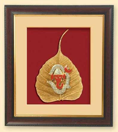 Artistic Leaf Ganesh