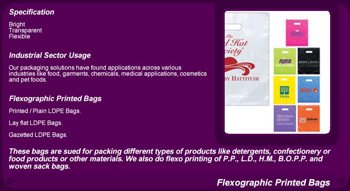 Flexographic Printed Bags