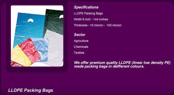 Lldpe Packing Bags