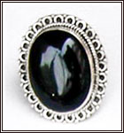 Gemstones Studded Silver Rings