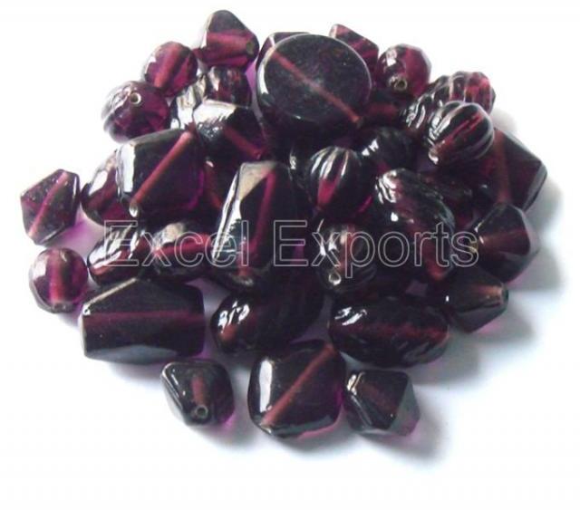 PMX-202 Purple Plain Beads