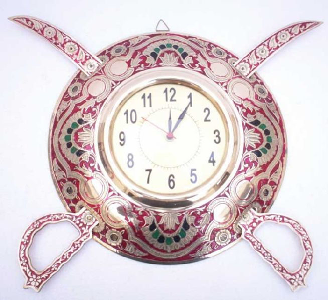 Brass Dhaal Clock