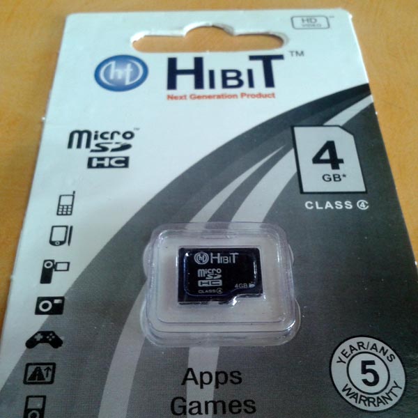 4GB Memory Card