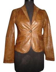 Ladies Leather Blazer