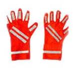 Plain PVC Hand Gloves, Color : Orange