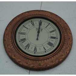 Twin Metal Clock with Plain Dial