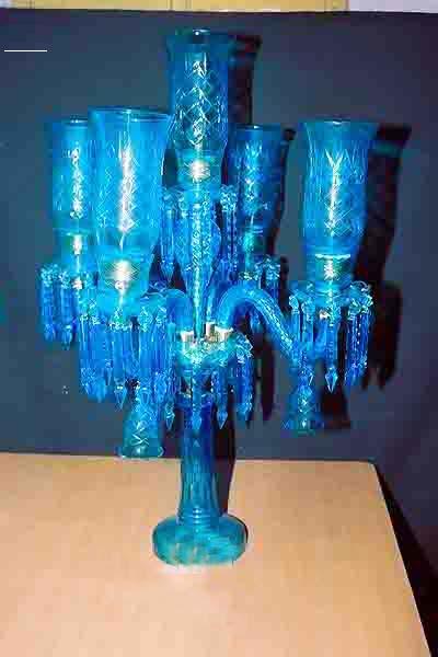 glass candelabra