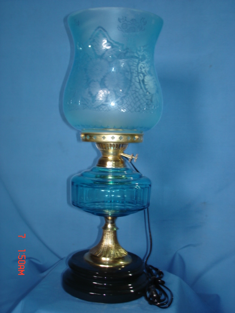 glass table oil lamps 5