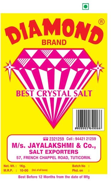 Diamond Non Iodised Crystal Salt 1 Kg