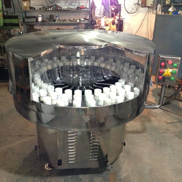 Semi Automatic Bottle Rinsing Machine