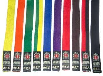 Taekwondo Color Belts